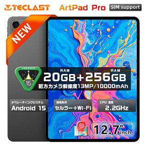 yN[|39900~zTECLAST ArtPad Pro 12.7C`^ ubgPC{ Android15 simt[ Wi-FifGPSqΉ 2176×1600𑜓x \8RACPU MTK Helio G99Helio G99 PD30W[d+10000mAh 20GB+256GB+1TBg WidevineL1+G