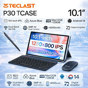 GPS���ځ_��e�ʃX�g���[�W�^ TECLAST 128GB Android14 GPS �f���A��Wi-Fi�Ή� 10�C���` ���r���[���T �^�u���b�g 8�R�A Wi-Fi���f�� android �^�u���b�g�[�� PC ���� �^�u���b�gPC �N���X�}�X �v���[���g 