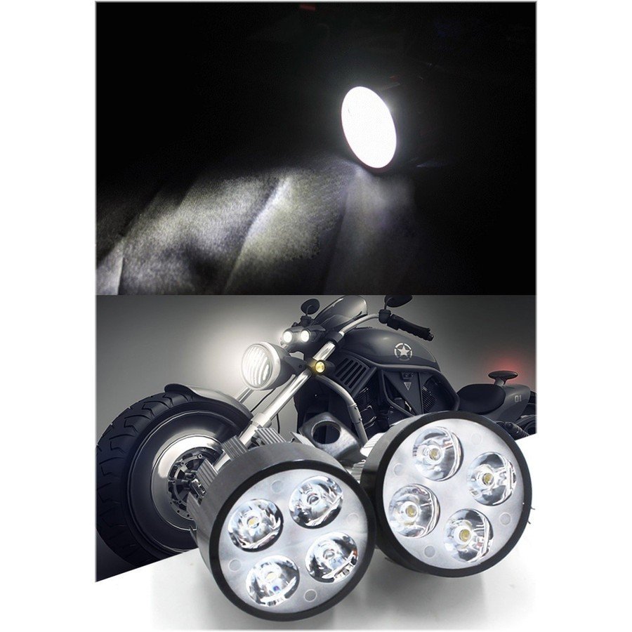 楽天市場】バイク LEDフォグランプ 補助灯 2タイプ選択可 ステー/配線