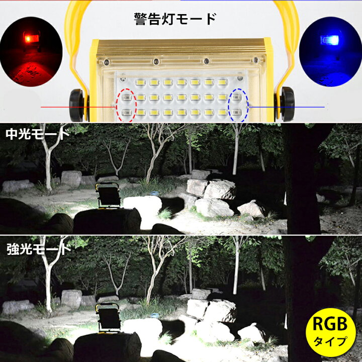 楽天市場】充電式 LED投光器 ポータブル 屋外用 ledライト 360°回転角度 100W 昼光色 6000K 手持ち 吊下げ 置き型 ワイド スポット ライト 作業灯 アウトドア 釣り : e-auto fun 楽天市場】充電式 LED投光器 ポータブル 屋外用 ledライト 360°回転角度 100W 昼光色 6000K 手持ち 吊下げ 置き型 ワイド スポット ライト 作業灯 アウトドア 釣り : e-auto fun