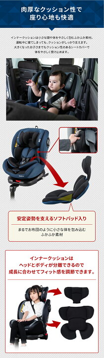 楽天市場】【回転式+ISOFIXでロングユース】チャイルドシート ジュニア