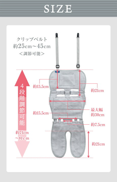 楽天市場】【ロングユース/サイズ切替対応】ベビーカーシート オール 