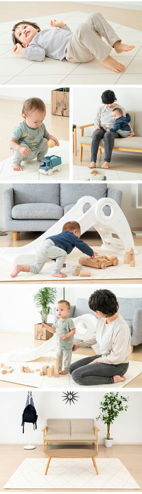 楽天市場】【もっちり低反発 プレイマット】 リバーシブル 130cm×190cm 