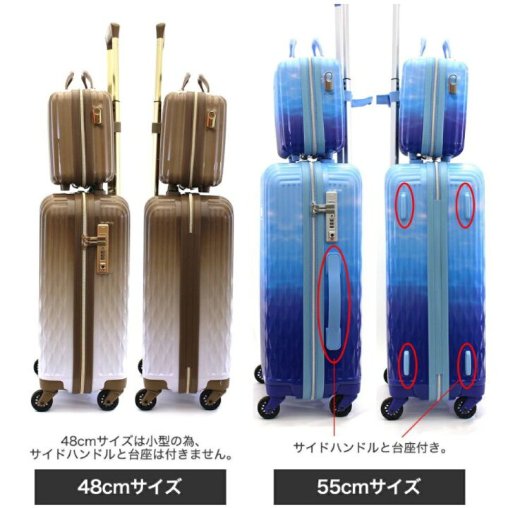 楽天市場】抗菌 スーツケース レディース シフレ ルナルクス キャリー 