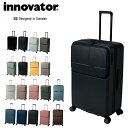 【クーポン有】イノベーター スーツケース innovator inv90 92L Lサイズ 軽量 ジッパー キャリーケース フロントポケット キャリーバッグ 北欧 トラベル 送料無料 2年間保証