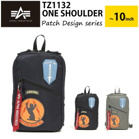 【新商品】ALPHA INDUSTRIES TZ1132 ONE SHOULDER 66032 ワンショルダー ミリタリーカジュアルスタイル パッチデザインシリーズ ボディバッグ ショルダーバッグ コーデュラ アルファインダストリーズ カジュアル おでかけ タウンユース 旅行 【送料無料】【あす楽】