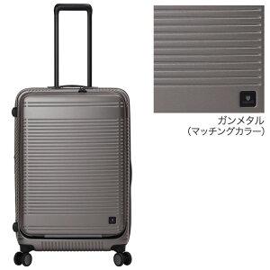 バーマス公式直営 BERMAS バーマス EURO CITY2 フロントオープンファスナー62c スーツケース キャリーケース トラベル 旅行 72L マチ拡張で82L TSロック ダイヤルロック 4輪 USBポート エキスパンダブ
