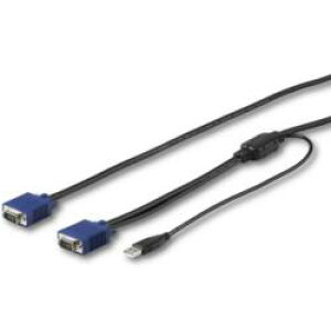 StarTech�Dcom KVM�P�[�u��/3m/StarTech.com RKCONS*�p/VGA - USB-A+VGA(RKCONSUV10) �ڈ��݌�=��