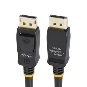 StarTech�Dcom DisplayPort 1.2�P�[�u��/1.8m/4K60Hz/VESA�K�i/�I�X - �I�X(DISPLPORT6L) �ڈ��݌�=��