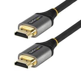 StarTech．com HDMI2.0ケーブル／4m／4K60Hz／プレミアム認証／グレー&ブラック(HDMMV4M) 目安在庫=○[メール便対象商品]
