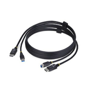 StarTechDcom KVMP[u/1.8m/DP & USB 3.0 Type-A-B/4K60Hz/R{P[u(DU1226-KVM-CABLE) ڈ݌=