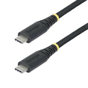 StarTech�Dcom USB�P�[�u��/C-C/3m/USB 2.0/240W 5A/USB-IF/�I�X�E�I�X/BK(S2CEPR3M-USB-CABLE) �ڈ��݌�=��