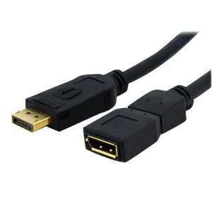 StarTech�Dcom DisplayPort 1.2�����P�[�u��/1.8m/4K60Hz/�I�X-���X/�u���b�N(DPEXT6L) �ڈ��݌�=��