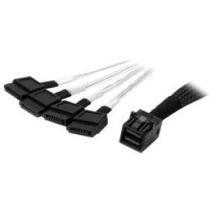StarTech.com hCuP[u/Mini SAS/1m/SFF-8643 - 4x SATA/36-7s(SAS43SAT1M) ڈ݌=[[֑Ώۏi]