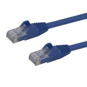 StarTech�Dcom �J�e�S��6(CAT6)LAN�P�[�u��/1.5m/�u���[/�c���܂�h�~�@�\(N6PATC150CMBL) �ڈ��݌�=��