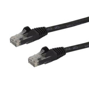 StarTech�Dcom �J�e�S��6(CAT6)LAN�P�[�u��/1.5m/�u���b�N/�c���܂�h�~�@�\(N6PATC150CMBK) �ڈ��݌�=��
