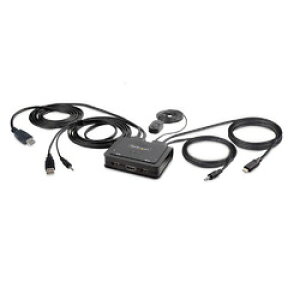 StarTechDcom KVMXCb`/2|[g//HDMI/4K60Hz/USB-A & USB-C DP Alt(C2-H46-UAC-CBL-KVM) ڈ݌=