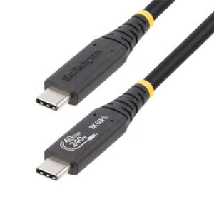 StarTechDcom USB4P[u/1m/TypeC/40Gbps/240W/8K60Hz/DPAlt/USB-IF(1M-40G-USB4-CABLE) ڈ݌=[[֑Ώۏi]