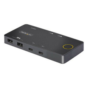 StarTechDcom KVMXCb`/2|[g/USB-C/1/4K60Hz HDMI DP Alt/100W PD(C2-H46-UC2-PD-KVM) ڈ݌=