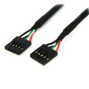 StarTech.com USB�P�[�u��/�}�U�[�{�[�h�p/5�s�� IDC-IDC/61cm/���X�E���X(USBINT5PIN24) �ڈ��݌�=��[���[���֑Ώۏ��i]