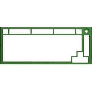 Glorious GMMK PRO 75% Alternative Top Frame - Forest Green(GLO-ACC-P75-TF-FG) ڈ݌=