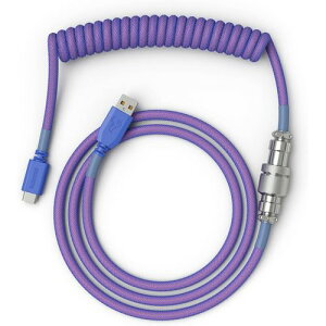 Glorious Coiled Cable - Nebula (USB-C with Aviator Connectors)(GLO-CBL-COIL-NEBULA) ڈ݌=