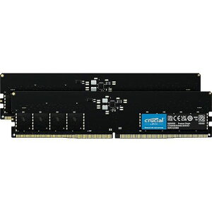 Crucial fXNgbvPCp݃ 32GB(16GBx2)DDR5 4800MT/s CL40 UDIMM(CT2K16G48C40U5) ڈ݌=