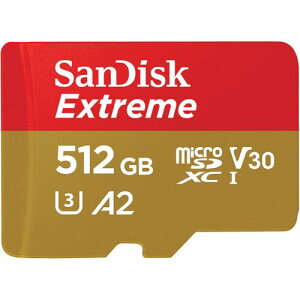 SanDisk TfBXN GNXg[ microSDXC UHS-IJ[h 512GB(SDSQXAV-512G-JN3MD) ڈ݌=