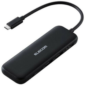 GR ELECOM Type-ChbLOXe[V/USB PDΉ/USB-A×2/USB-C×2/HDMI(4K30Hz)(DST-050BPBK) [J[݌ɕi
