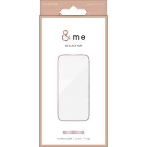 GR ELECOM iPhone 16 KXtB  Sʕی 365ۏ \ʍdx10H ph~ t[t wh~ sNS[h(PM-A24AFLGFPNM) [J[݌ɕi