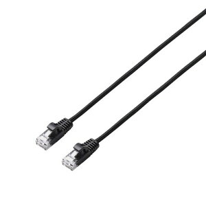 �G���R�� ELECOM Cat6A LAN�P�[�u��(���ϋv) �������ʐM�ɍœK��10�M�K�r�b�g�C�[�T�l�b�g(10GBASE-T) 2m �u���b�N(LD-GPAM/BK20) ���[�J�[�݌ɕi