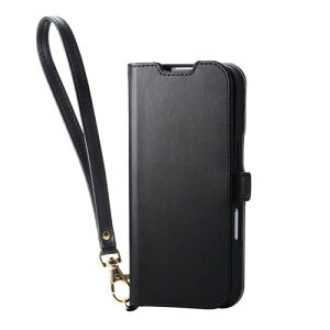 GR ELECOM iPhone 17 P[X U[ 蒠^ }Olbg nhXgbvt (PM-A25APLFY4BK) [J[݌ɕi