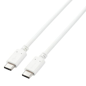 yP5EzGR USB2.0P[u(FؕiAUSB Type-C(TM) to USB Type-C(TM)) 2m zCg(U2C-CC5PC20NWH) [J[݌ɕi[[֑Ώۏi]