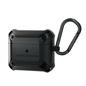 エレコム AirPods (第3世代)用ZEROSHOCKケース ブラック(AVA-AP3ZEROBK) メーカー在庫品