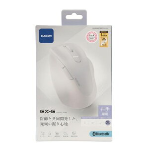 GR ELECOM Q̎gSn Bluetooth}EX É CX  5{^ ɂ 傫 XLTCY EX-G zCg(M-XGXL30BBSKWH) [J[݌ɕi