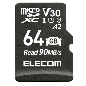 GR ELECOM hCuR[_[p microSDXC[J[h 64GB(MF-DRMR064GU13) [J[݌ɕi