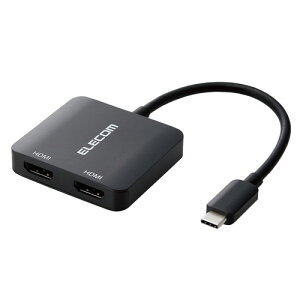 GR ELECOM USB Type-C(TM) - HDMI(R)ϊA_v^[ 2|[g ubN(AD-CHDMI2BK2) ڈ݌=
