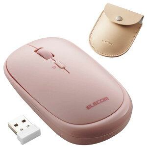 �G���R�� ELECOM ���y�ʐ݌v BlueLED�}�E�X ���^ ���� 4�{�^�� �|�[�`�t���킢�� �������s���N(M-TM10DBPN) ���[�J�[�݌ɕi