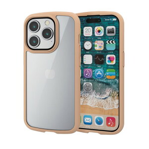 GR ELECOM iPhone 15 Pro TOUGH SLIM LITE t[J[ wʃKX JtFI(PM-A23CTSLFCGBE) [J[݌ɕi