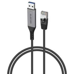 GR ELECOM USB-A LLANϊP[u 1GbpsΉ 2m hCosv Gigabit ubN(LD-AL1G20BK) [J[݌ɕi