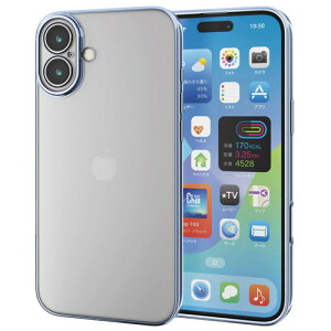 GR ELECOM iPhone 16 Plus \tgP[X Ɍ ^bNy[u[(PM-A24BUCTMKBU) [J[݌ɕi