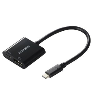 GR ELECOM USB Type-C(TM) - DisplayPort(TM)ϊA_v^[ USB PD ubN(AD-CDPPDBK2) [J[݌ɕi