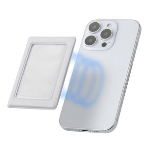 �G���R�� ELECOM �`�F�L�p�t�H�g�t���[�� �}�O�l�b�g�� instax mini film�p MagSafe������(IC-PCMGWH) ���[�J�[�݌ɕi