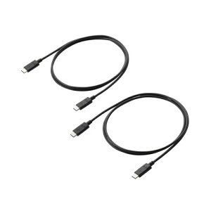 �G���R�� ELECOM USB Type-C to USB Type-C�P�[�u��/USB Power Delivery�Ή�/60W�Ή�/�X�^��(MPA-CCTW10BK) ���[�J�[�݌ɕi