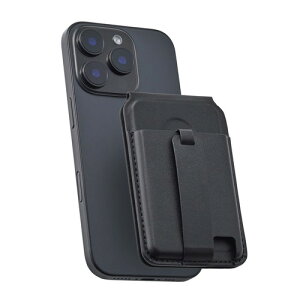 GR ELECOM MagSafe J[hP[X X^h iPhonep Ch~V[gt ubN(AMS-MAGCSBBK) [J[݌ɕi