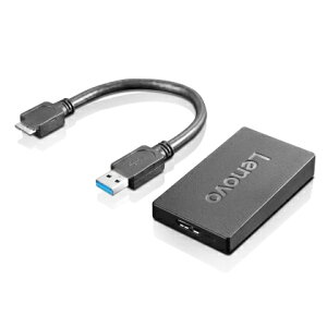 ���m�{�E�W���p�� 4X90J31021 Lenovo ���j�o�[�T��USB3.0 DisplayPort�A�_�v�^�[ �ڈ��݌�=��