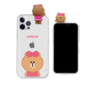 LINE FRIENDS mCZXiniPhone 12 /12 Pro tBMAt\tgNAP[X(KCE-CSG370) d݌ɕi