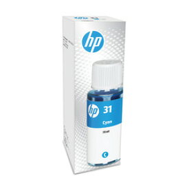 日本HP 1VU26AA HP31 インクボトル シアン 目安在庫=○