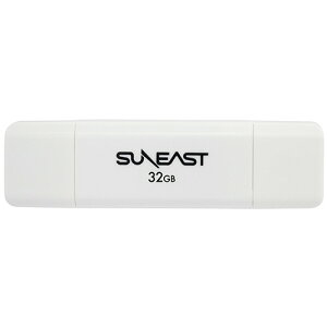 GNgjNX SUNEAST USB3.2 tbV Type-AEType-C ڃ^Cv 32GB 1(SE-USB3.0-032GC1) ڈ݌=