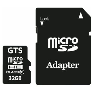 GTS microSDHCJ[h 32GB 40MB/s Class10 UHS-I h 1(GSMS032PAD) ڈ݌=